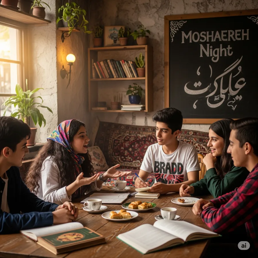 بازی مشاعره دسته جمعی یا دو نفره