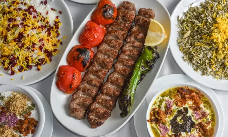 پلوکباب غذای ایرانی