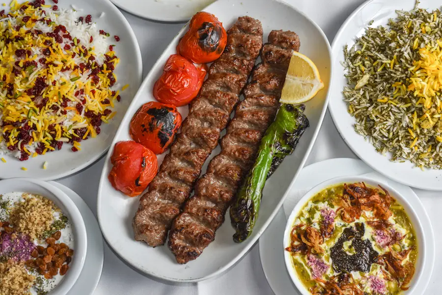 پلوکباب غذای ایرانی