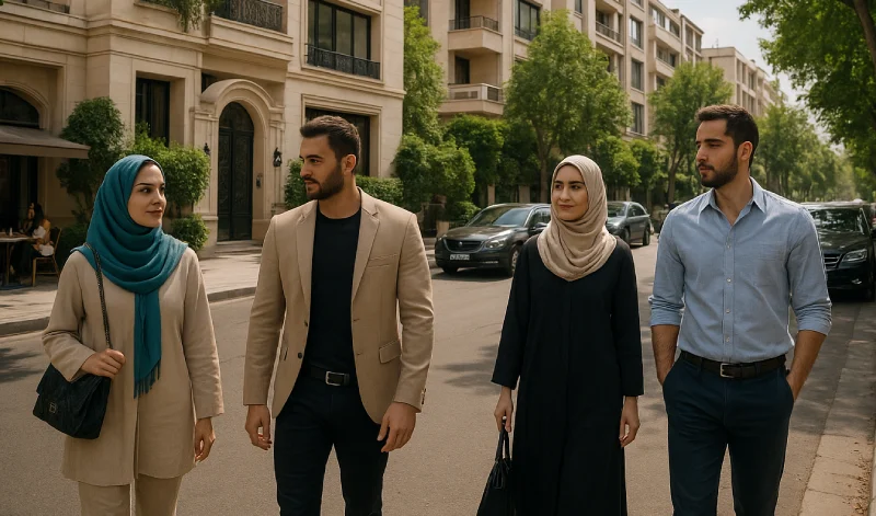 فرهنگ مردم در مناطق لوکس