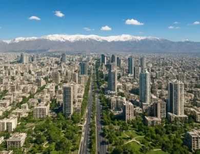 اسم محله پولدارای تهران