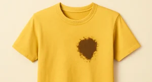 پاک کردن لکه روغن از لباس با پارچه‌های حساس و رنگی