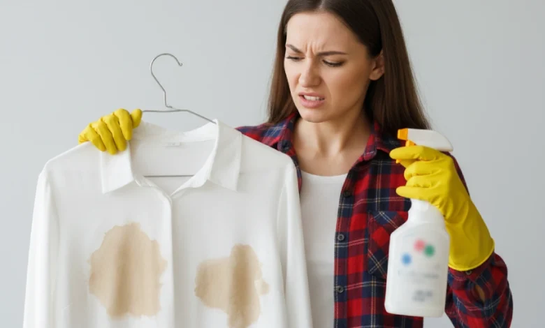 پاک کردن لکه روغن از لباس با 8 روش خانگی و فوق العاده موثر
